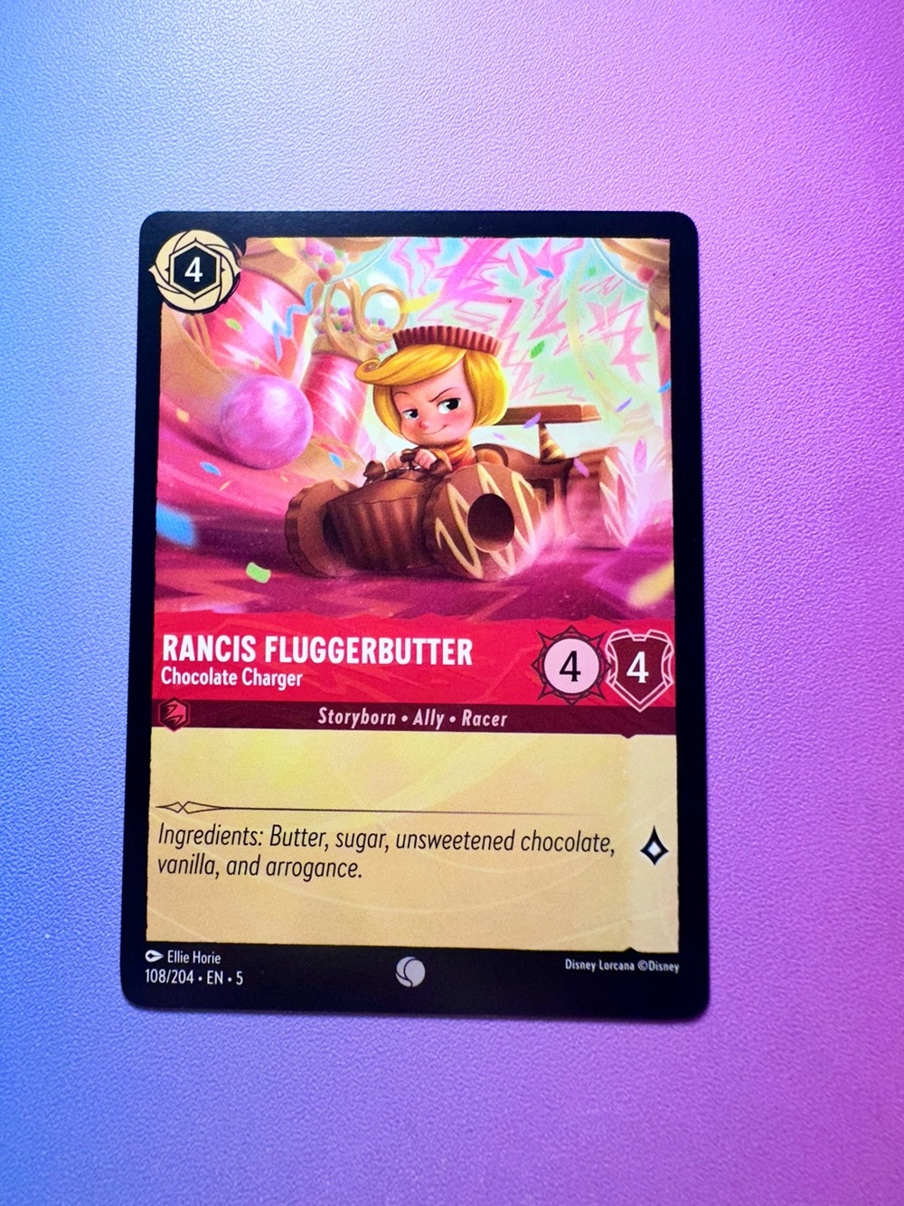 rancis fluggerbutter [wreck-it ralph] - 108/204 — lorcana: shimmering skies